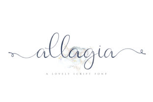 Allagia: The Script Font That Elevates Campaign Design