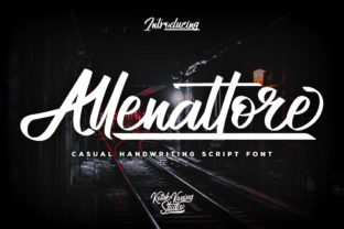 Allenattore Font: Bold Handwritten Style for Campaigns