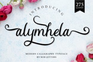 Alymhela: A Modern Script Typeface for Elegant Campaigns