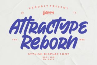 Attractype Reborn: A Bold Display Font for Web Design