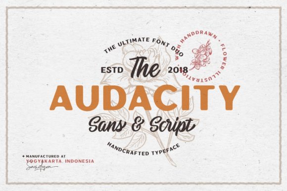 Audacity Duo: A Bold Typeface for Brand Identity