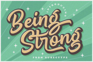 Being Strong: A Bold Script Font for Web Design