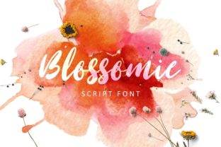 Blossomie Font: Elevating Brand Identity with Hand-Painted Script