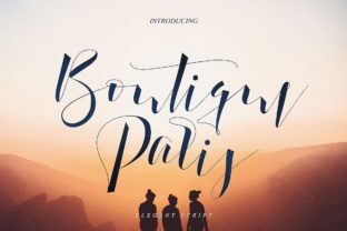 Boutique Paris Font for Crafters