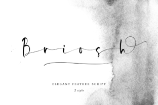 Briosh: A Romantic Script Font for Elegant Branding