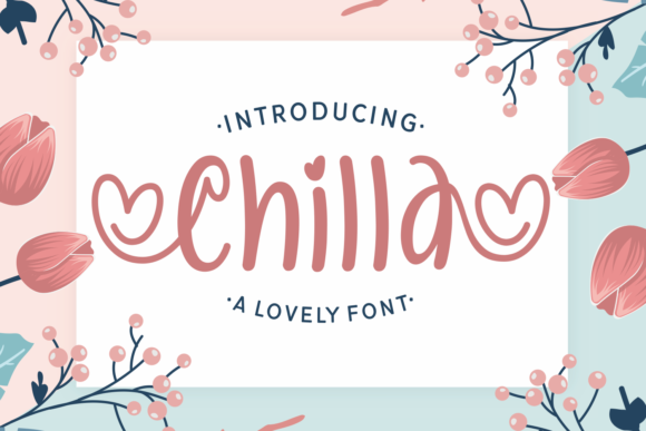 Chilla Font: A Playful Display Typeface for Web Design