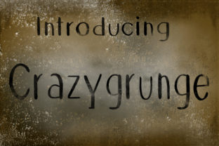 Crazygrunge Font: A Bold Typeface for Spooky Branding