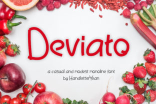 Deviato Font: A Minimalist Typeface for Makers