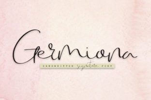 Germiona: A Modern Script Font for Web Design