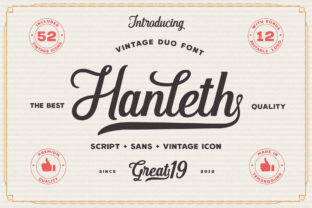 Hanleth Family: A Script Font for Digital Design