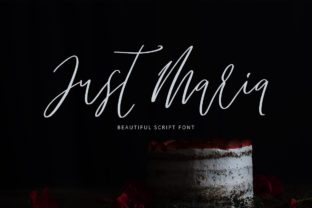 Just Maria Font: A Handwritten Typeface for Brand Charm