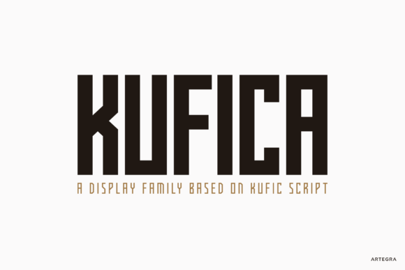 Kufica: A Geometric Sans Serif Font for Bold Web Headers