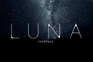 Luna: A Modern Script Typeface for Editorial Design