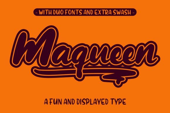 Maqueen Duo: A Friendly Typeface for Playful Brands