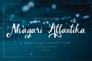 Nhagari Atlantika: A Casual Script Font for Modern Brands
