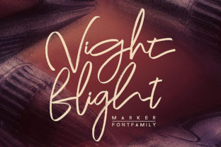 Night Flight: A Handwritten Display Font for Bold Marketing