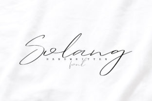 Solang: A Handwritten Font for Modern Branding