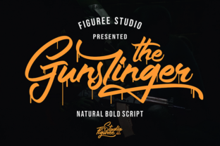 The Gunslinger: A Bold Script Font for Web Headers