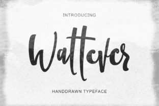 Wattever: A Handwritten Font for Authentic Branding
