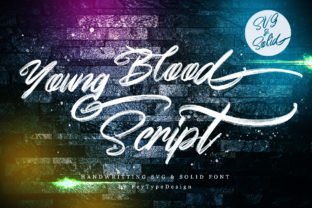 Young Blood: A Handwritten Font for Editorial Design